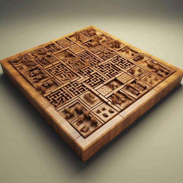 Games (Buku Sudoku 2, GAMES_3070) 3D models for cnc